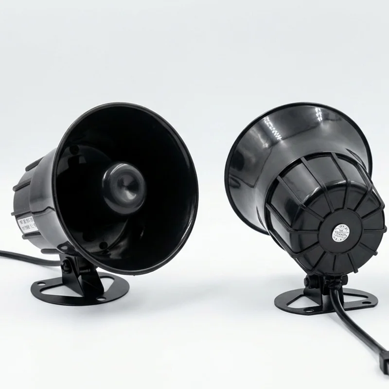 MP3-Soundwiedergabe 12V 10W Laute Sirene mit Micro-SD-Karte Programmierbar für Fahrzeug-Sprachansagen & Alarmsysteme