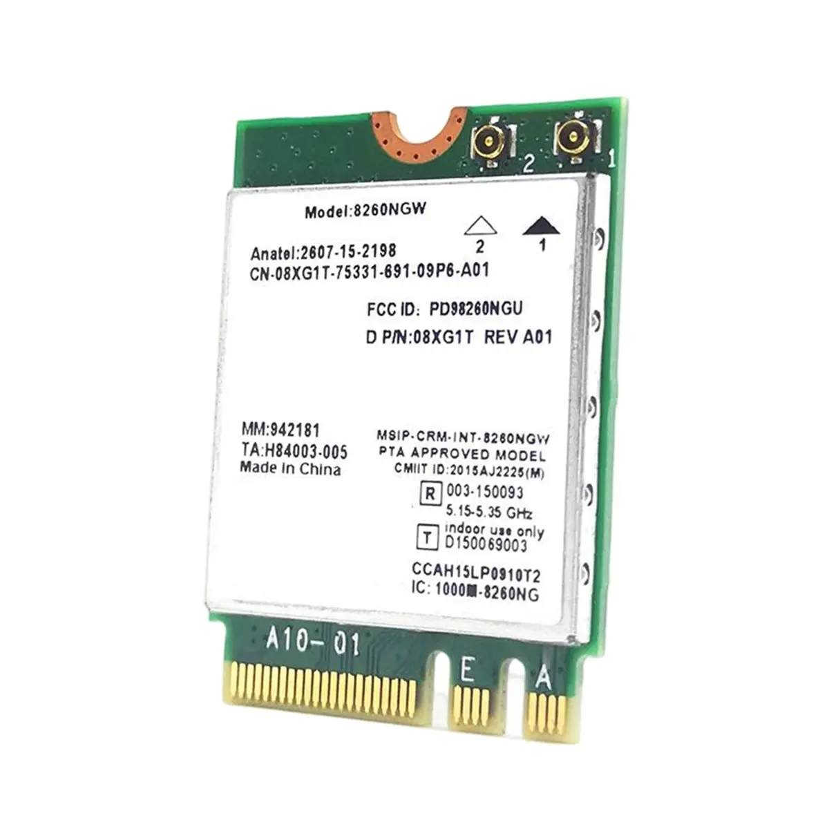 8260NGW AC Wireless Network Card Dual Band 2.4GHz 5GHz Miniature PCI-E WLAN Adapter High-Speed WiFi Network Module