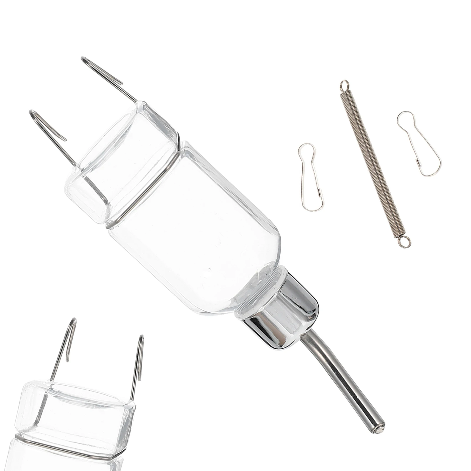 

Hanging Pet Water Bottle Dispenser Leak-Proof Stable Design Won't Overturn Keep Water Clean for Dogs Cats Rabbits Automatic