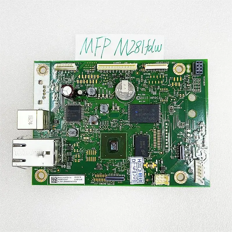 

T6B82-60001 Logic Main Board For M281 M281CDW M281FDN M281FDW For Laserjet mfp281 Printer