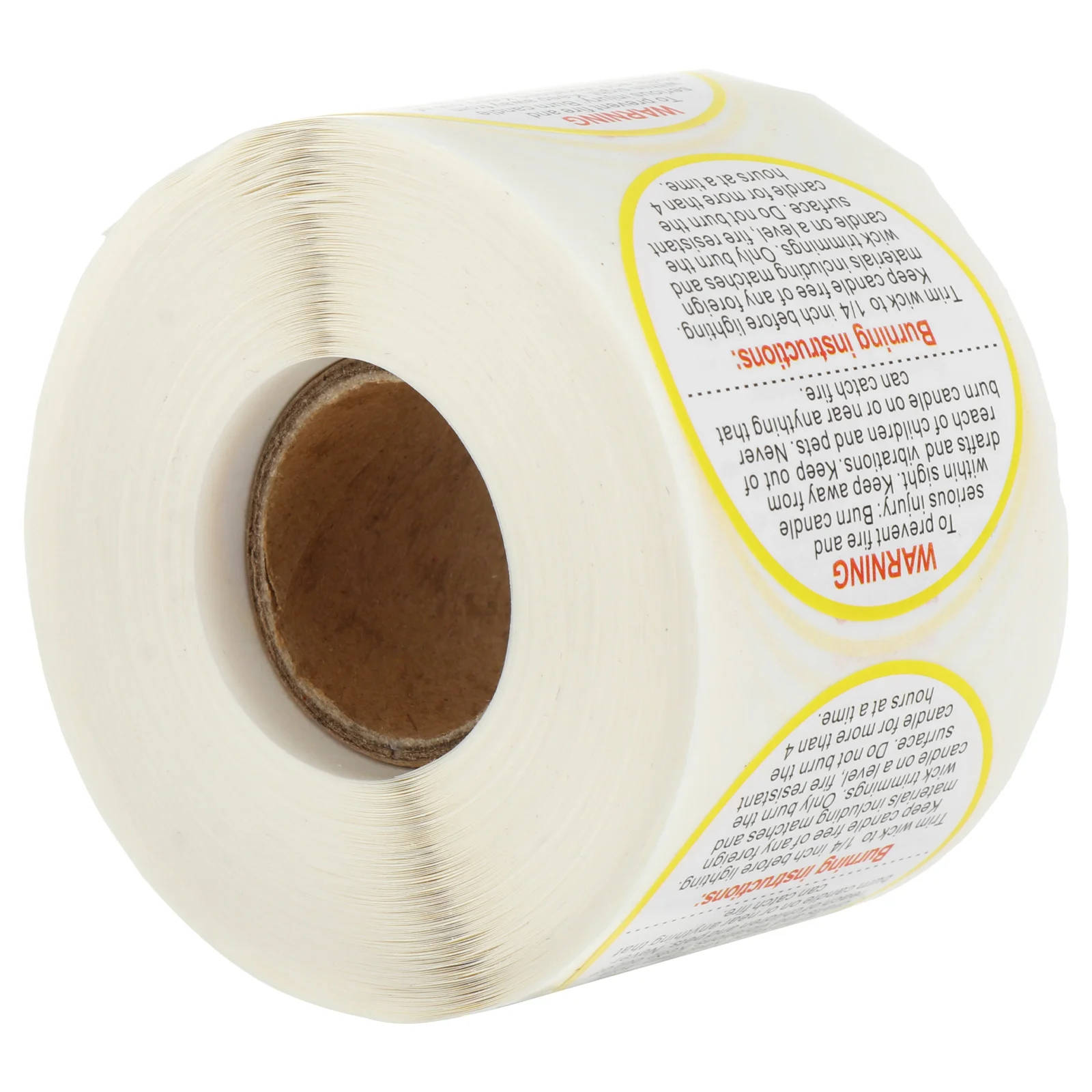 1 لفة ملصق أمان قابل للإزالة ملصق تحذير مقاوم للماء لختم تعليمات الرعاية الدقيقة لحاوية الجرة