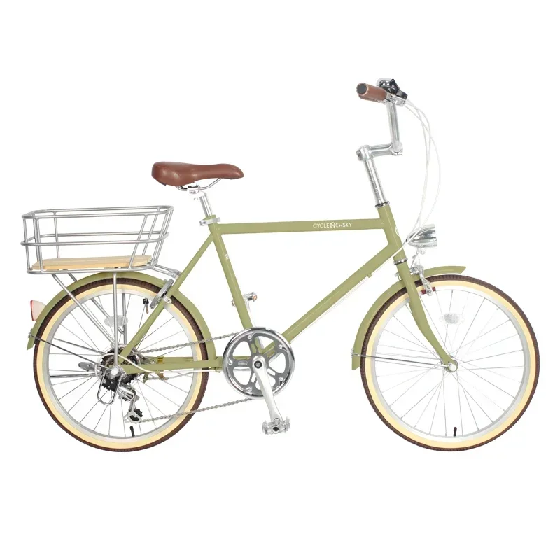 Student Bicycle Adult Commuter Variable Speed Retro Bicycle