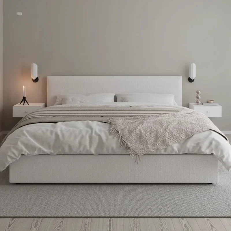 

Modern Luxury Bed Bedroom Double Unique Storage Bed Nordic Upholstery Headboards Cama De Lujo Para Dormitorio Bedroom Furniture