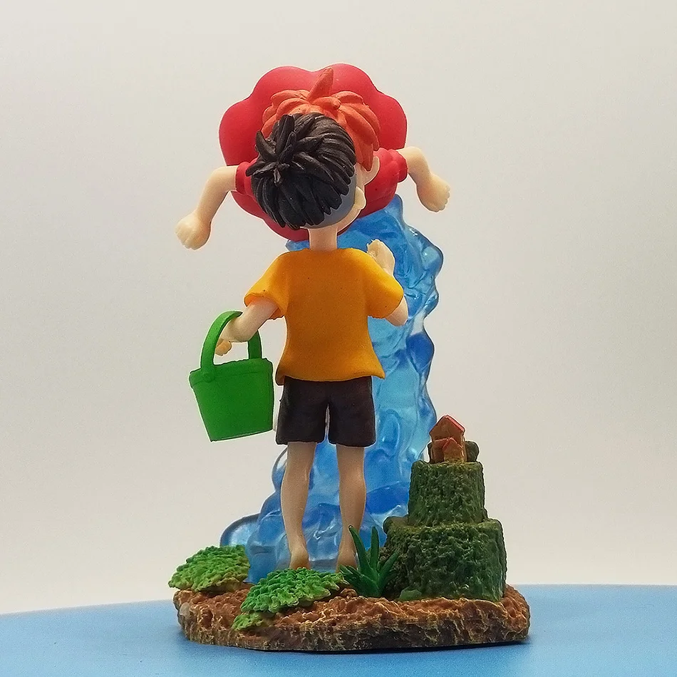 15cm anime ponyo no penhasco sereia princesa ponyo acende muneshige em uma cena estática figura ação pvcmodei brinquedo presentes em estoque