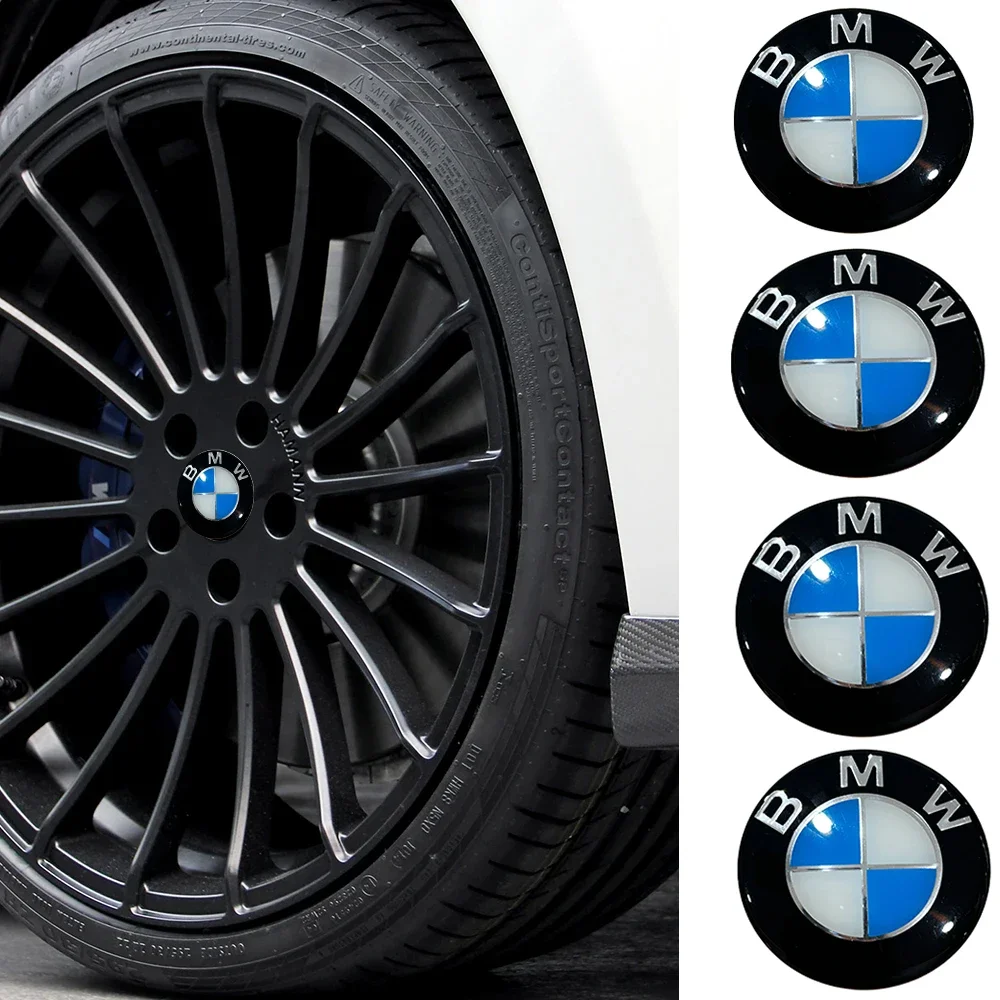 63mm 1pc Bmw Car Wheel Hub Caps Center Cover Emblem Sticker All Models Steering Wheel Hubcap Auto Parts Accessories for Bmw