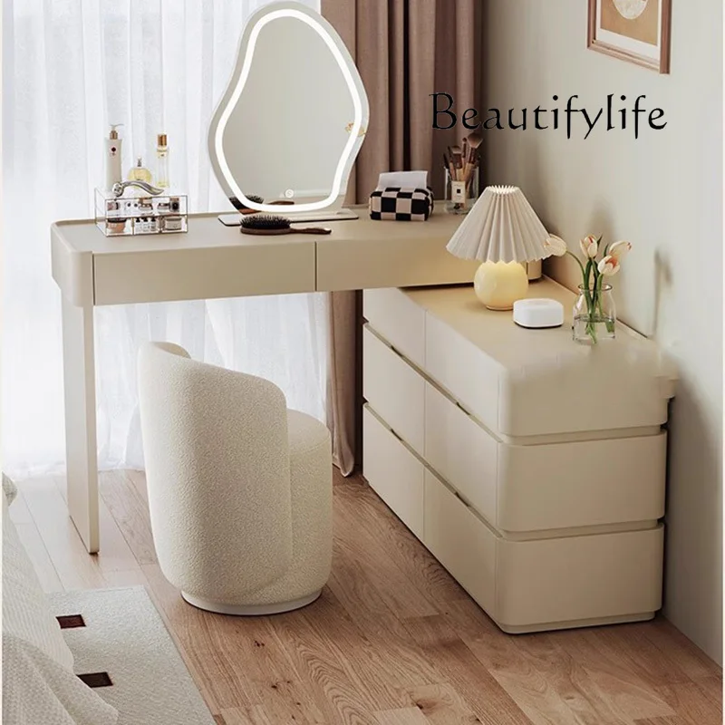 

Save Space Cheap Vanity Table Chinese Interior Big Size Shelf Girl Unique Dressing Table Wooden Mesa De Maquillaje Home Decor