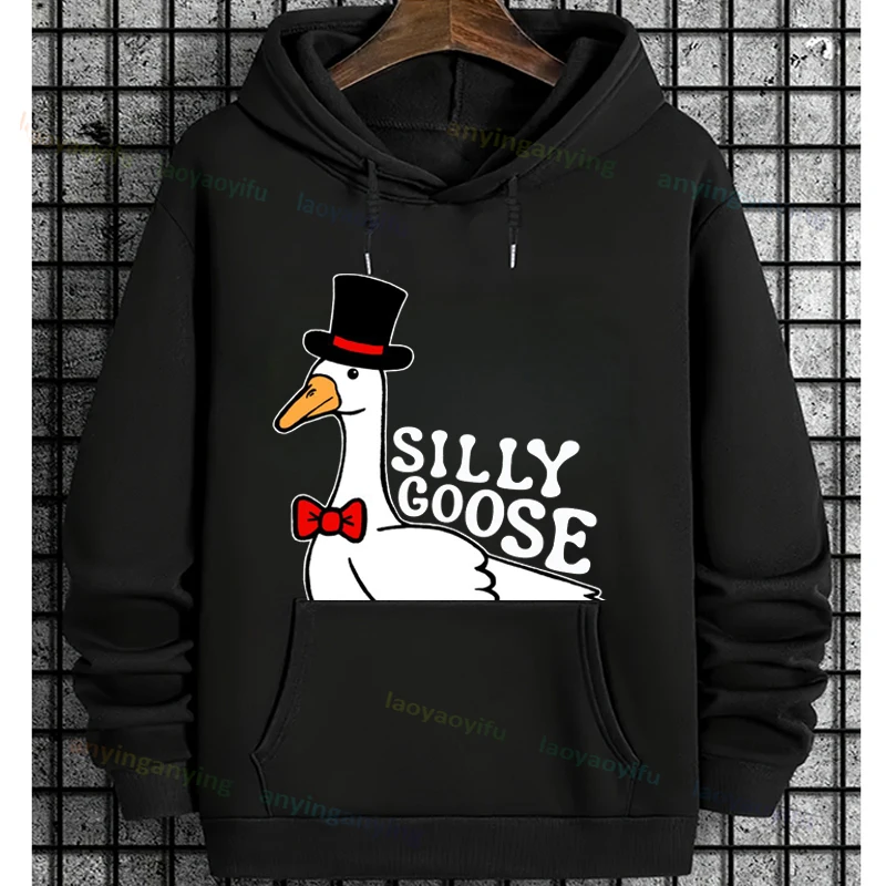 Y2k You Silly Gooses Got Too Silly Goose Hoodies Long Sleeve Men Women Fashion Graphic Pattern Hoodie High Quality Chothing