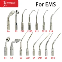 Puntas de escalador ultrasónico Dental Woodpecker, ajuste de endodoncia, EMS E1 E2 E3 E3D E4 E4D E5 E5D E8 E9 E10D E11 E11D E14 Original