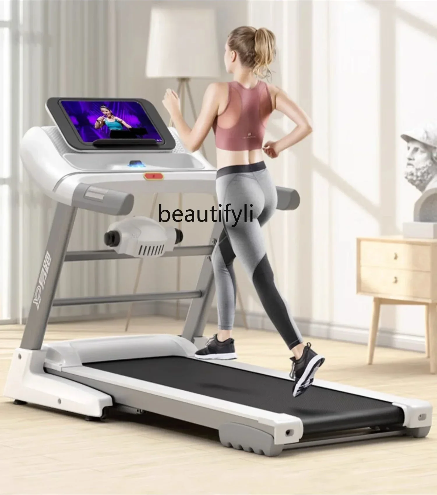 lt Treadmill household ultra-quiet shock absorption multi-functional walking indoor gym for weight loss