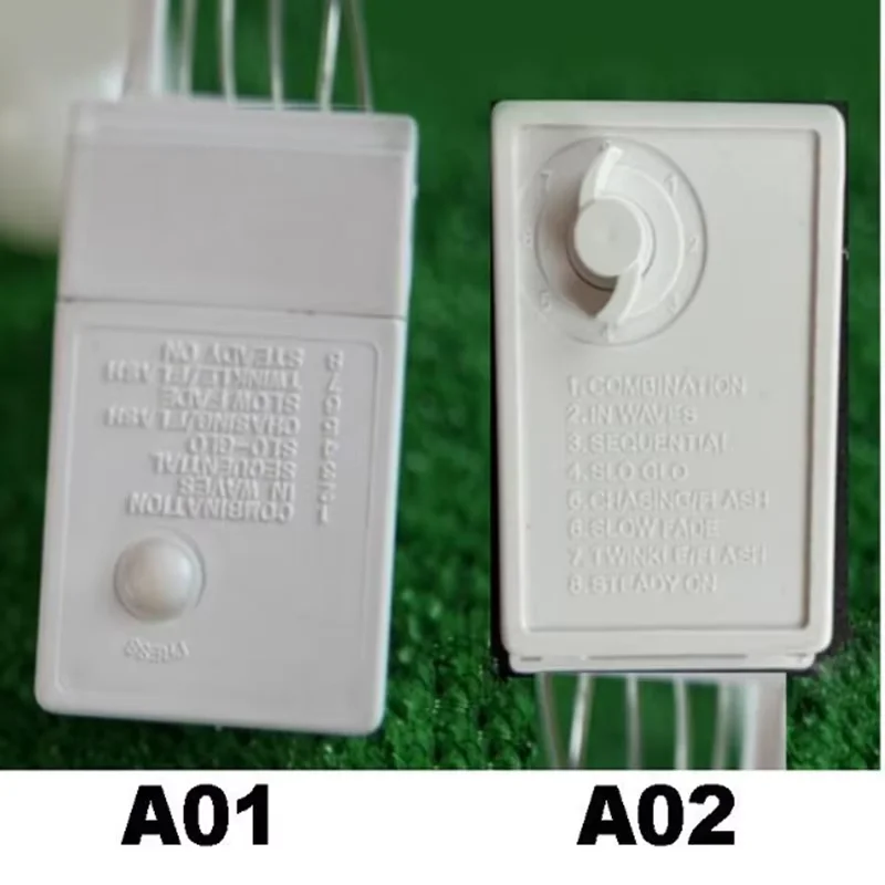 LED Dimmer EK-04 LX-04 Knob Type Button Type Light Adjustment Controller Fit for LED Lights String for Curtain Lights