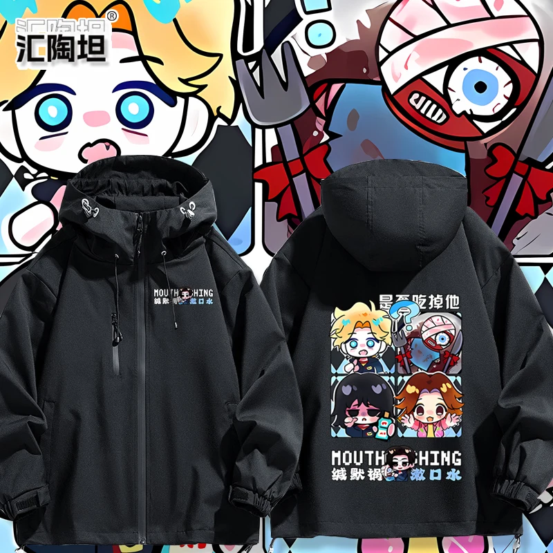 

Очаровательная ветровка в стиле аниме с принтом капитана, весенне-осенняя, модная, свободного кроя, на молнии