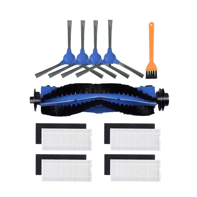 Hepa Filter Side Brush Set For Eufy Robovac 11S 15 30 30C Cleaning Robot Parts Side Brush Replacement With Brush Clean