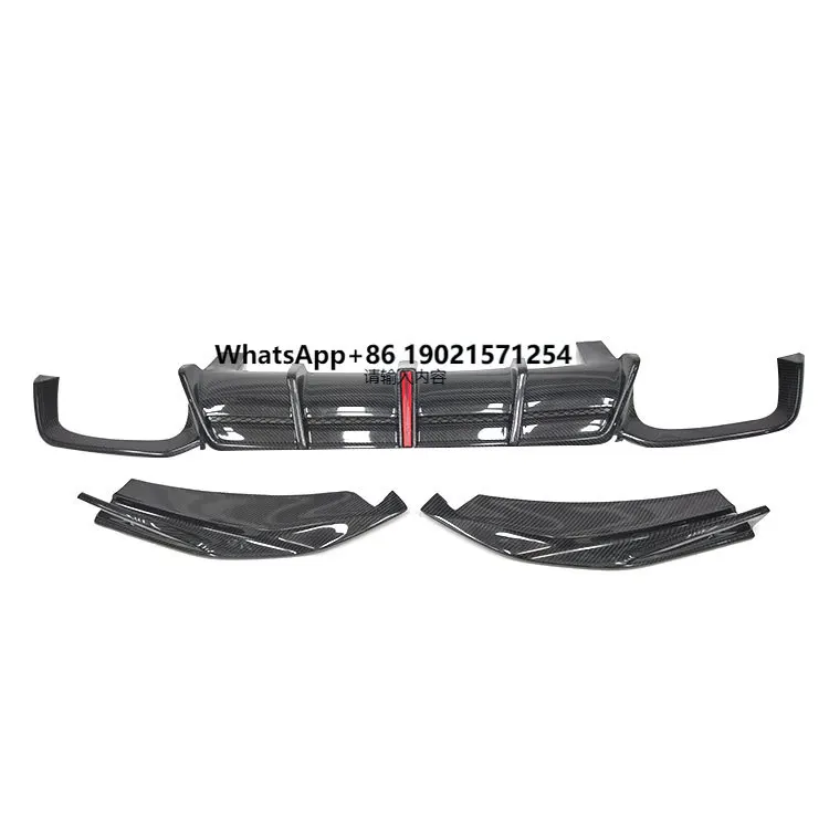 

Carbon Fiber AE Style Rear Diffuser for F97 X3M F98 X4M Rear Bumper Carbon Splitter Spoiler Body Kit 18-20