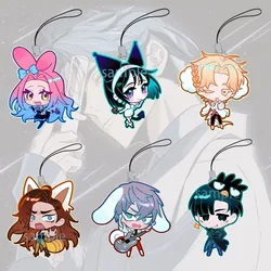 Alien Stage Mobile Phone Lanyard Ivan Till Sua Mizi Hyuna Luka Kawaii Ear Series Acrylic Pendant Cute Straps Hanging Rope Gift