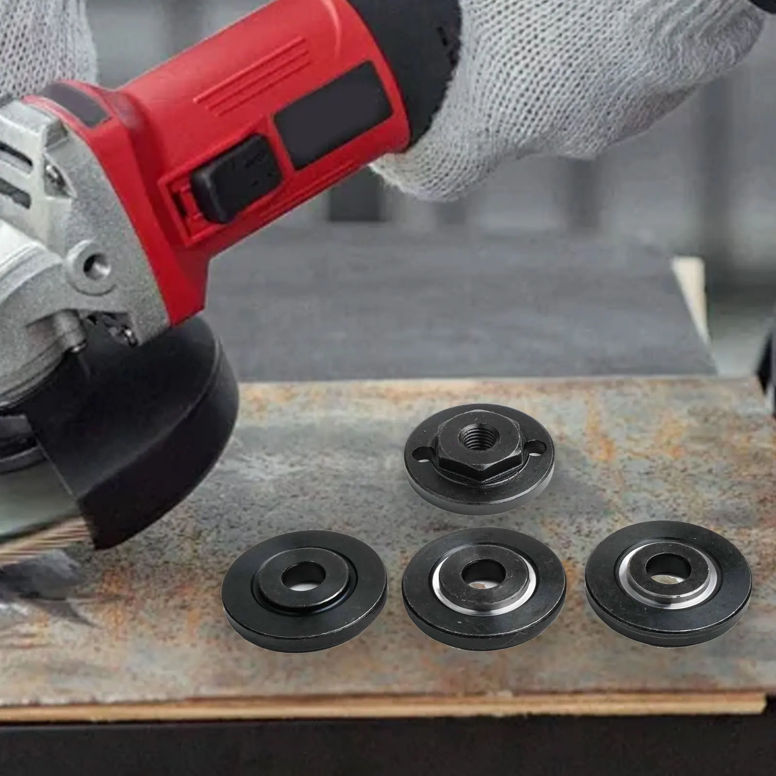 

Наборы наружных фланцевых гаек для угловой шлифовальной машины с пресс-плитой 20/22,2 мм, шестигранная M10, 100 сменных аксессуаров для угловой шлифовальной машины