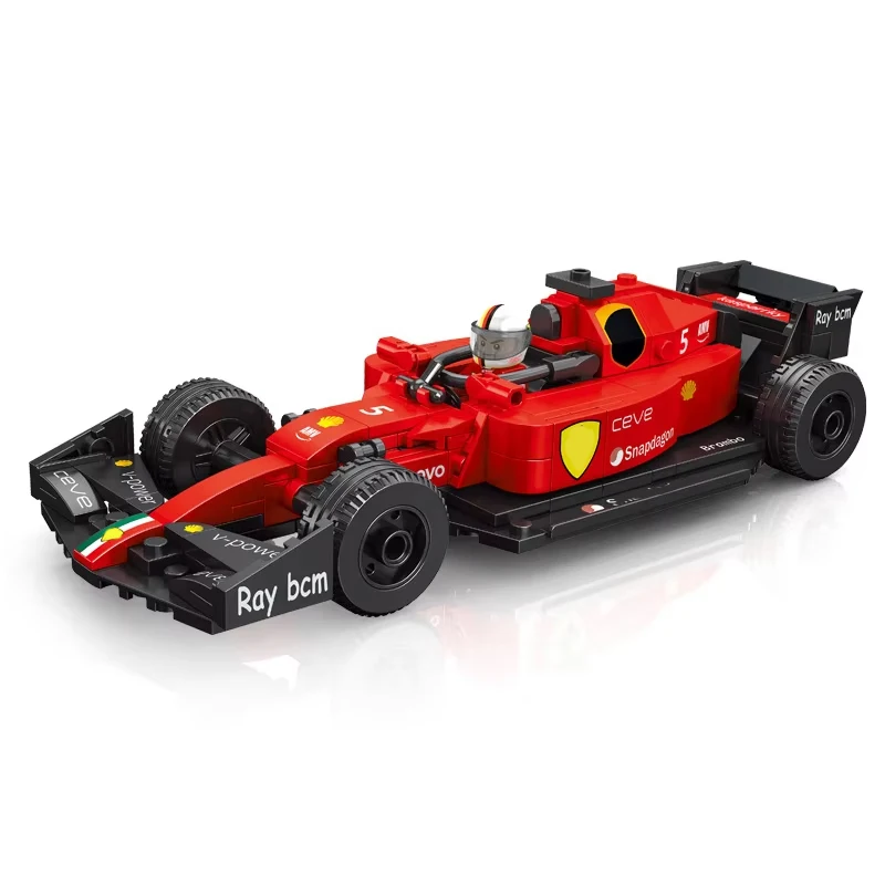 2025 スピードラリーレーシングシティチャンピオンズ F1 ビルディングブロックビークルセット FIA クラシックホットスポーツカーモデルブリックキッズトイ大人ギフト