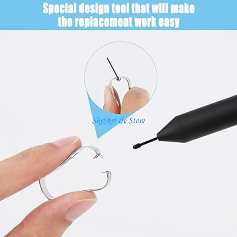 

E65E S Pen Tips Remove Nips Tweezers Tools for Wacom DTH134 Pen