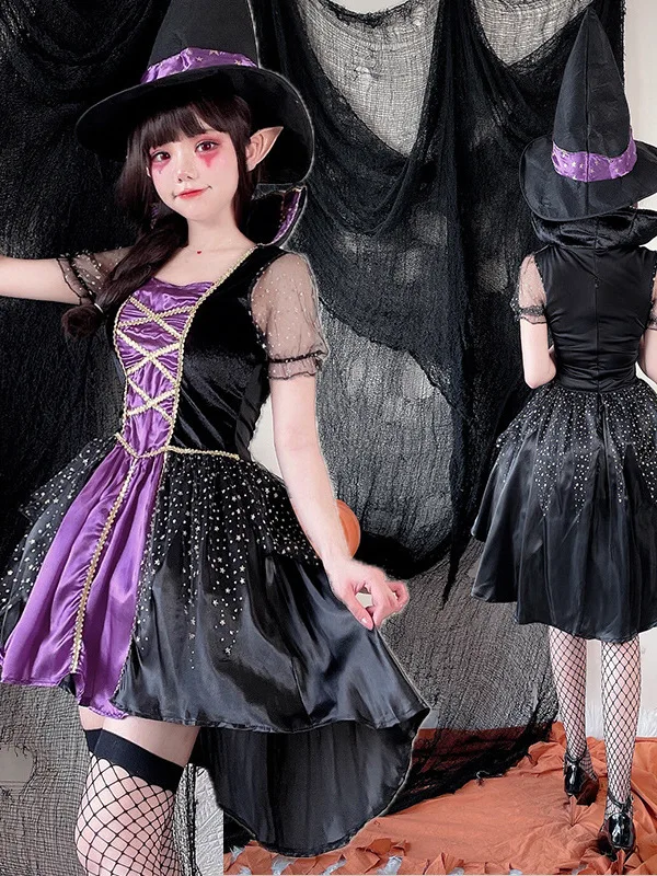 Costume da strega per adulti loween Dr Carnival Gioco di ruolo Cos Abiti da spettacolo Festival tradizionale cinese da donna