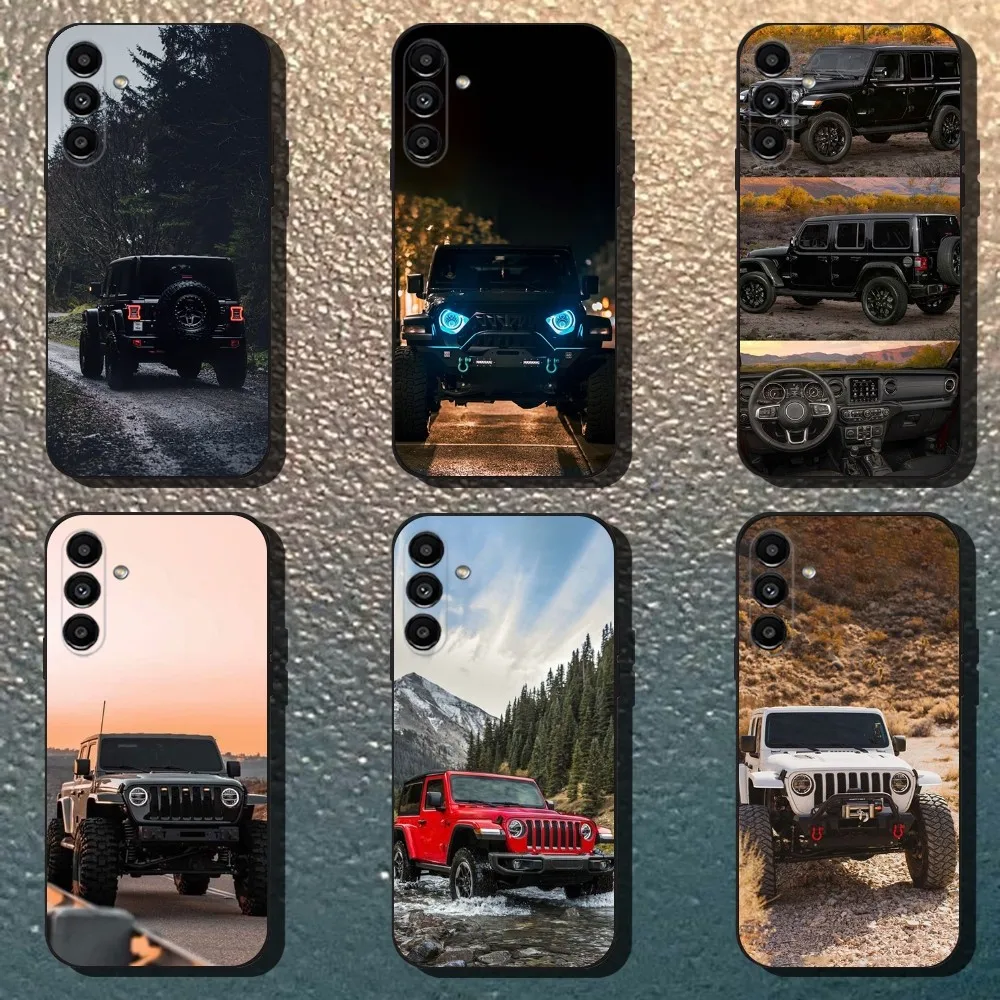 

OFF Road J-Jeeps-ES SUV Car Phone Case For Samsung Galaxy A13,A21s,A22,A31,A32,A52,A53,A71,A80,Soft Black Shell