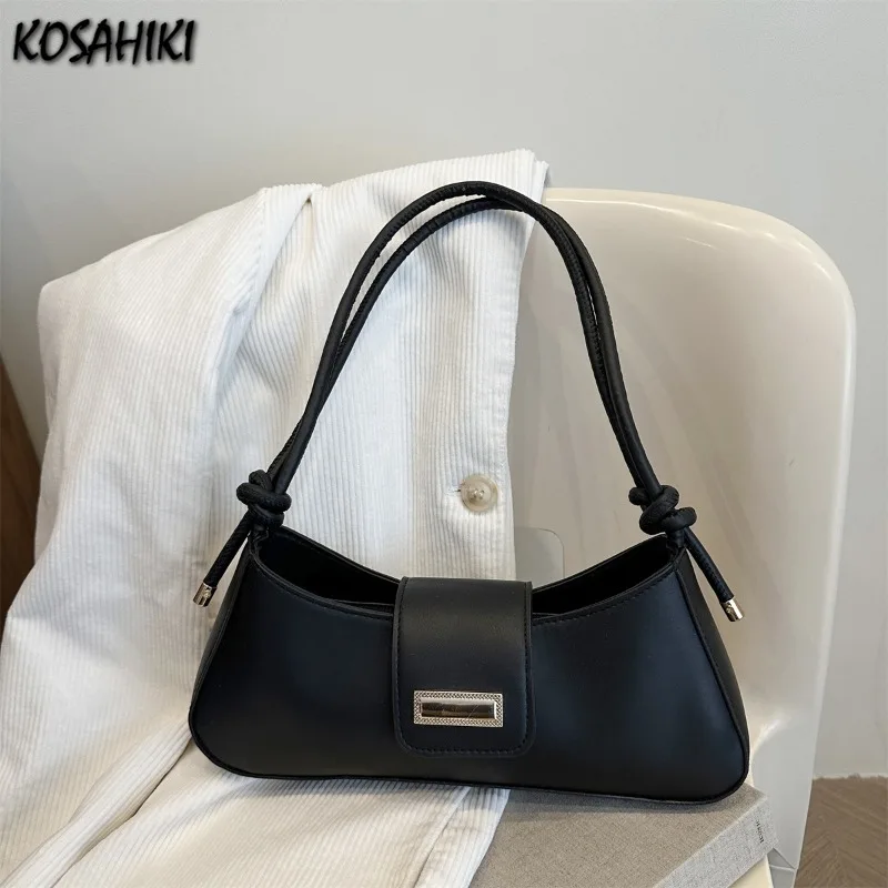 

Luxury Design Office Lady Fairy Shoulder Bags Women Elegant Casual Underarm Bag Fashion Simple Purses and Handbags Y2k Aesthetic