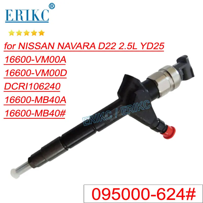 16600-VM00A 095000-6241 Common Rail Injector16600-VM00D 095000-6240 Diesel Nozzle for NISSAN NAVARA D22 2.5L YD25 MOTOR