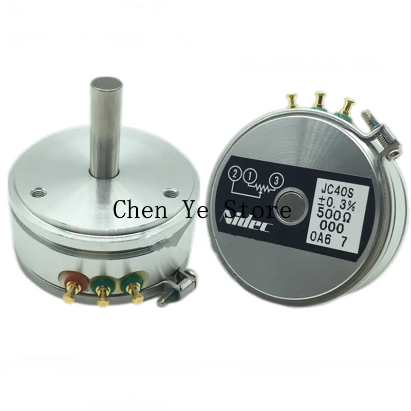 

Free Shipping1PCS 100% new Original NIDEC COPAL Conductive Plastic Potentiometer JC40S 500 Ohm Omega 500Ω ±0.3%