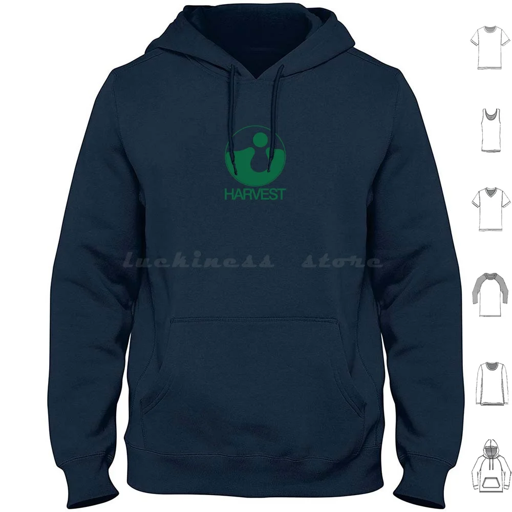 Logotipo de cosecha Sudadera con capucha verde oscuro Algodón Manga larga Vintage Classic Records Record Label Logo Lava Lamp 60s 70s 80s