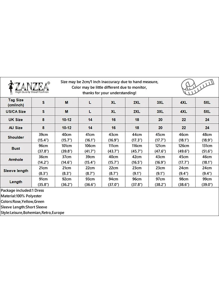 Zazeze-فستان صغير مع تطريز بالأزهار للنساء ، أكمام قصيرة ، رقبة مستديرة ، كاجوال ، شاطئ ، عطلة ، صيف ، ، ، ، من