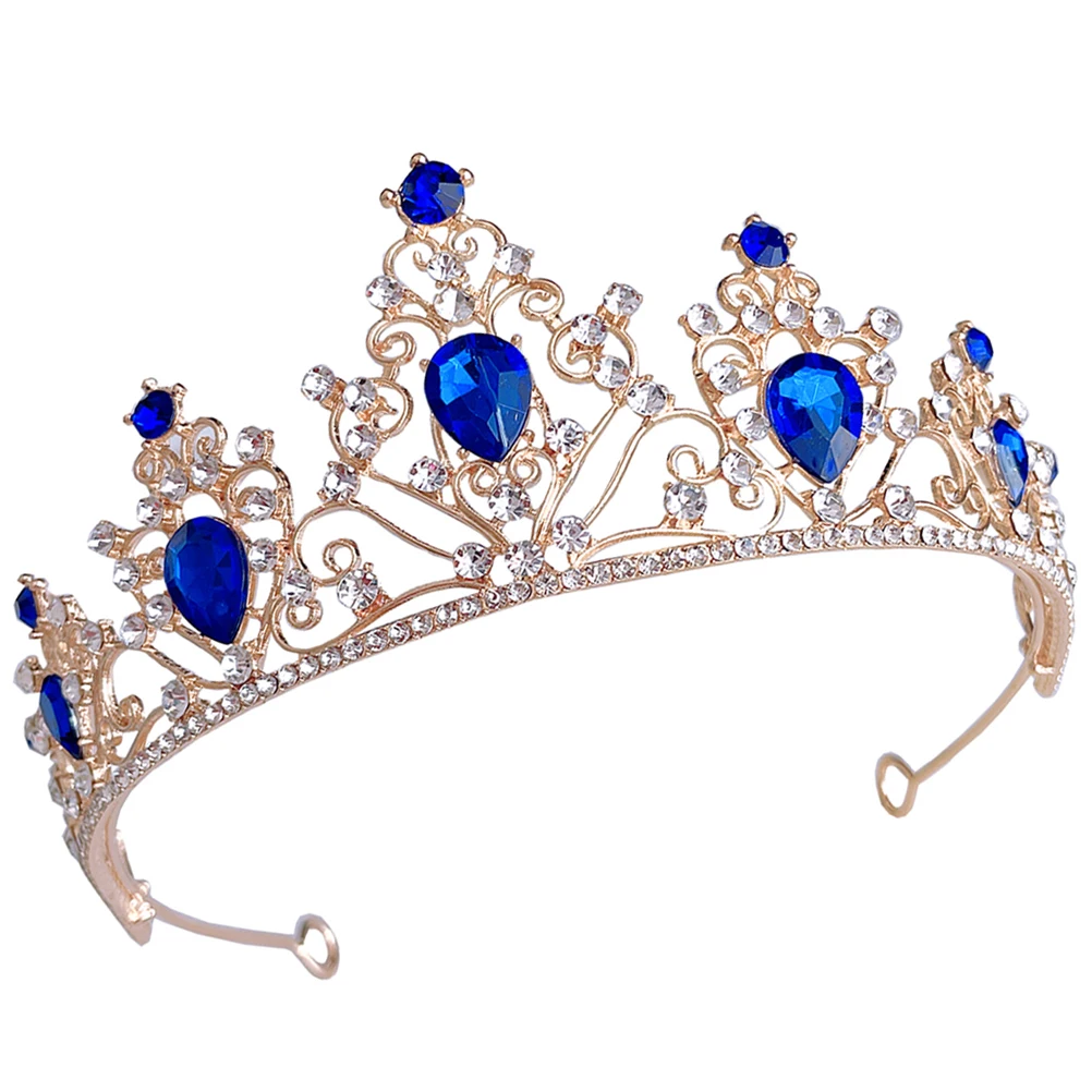 

Crystal Crown Hair Accessories For Women Wedding Bridal Tiaras Party Banquet Rhinestone Headpiece Prom Jewelry