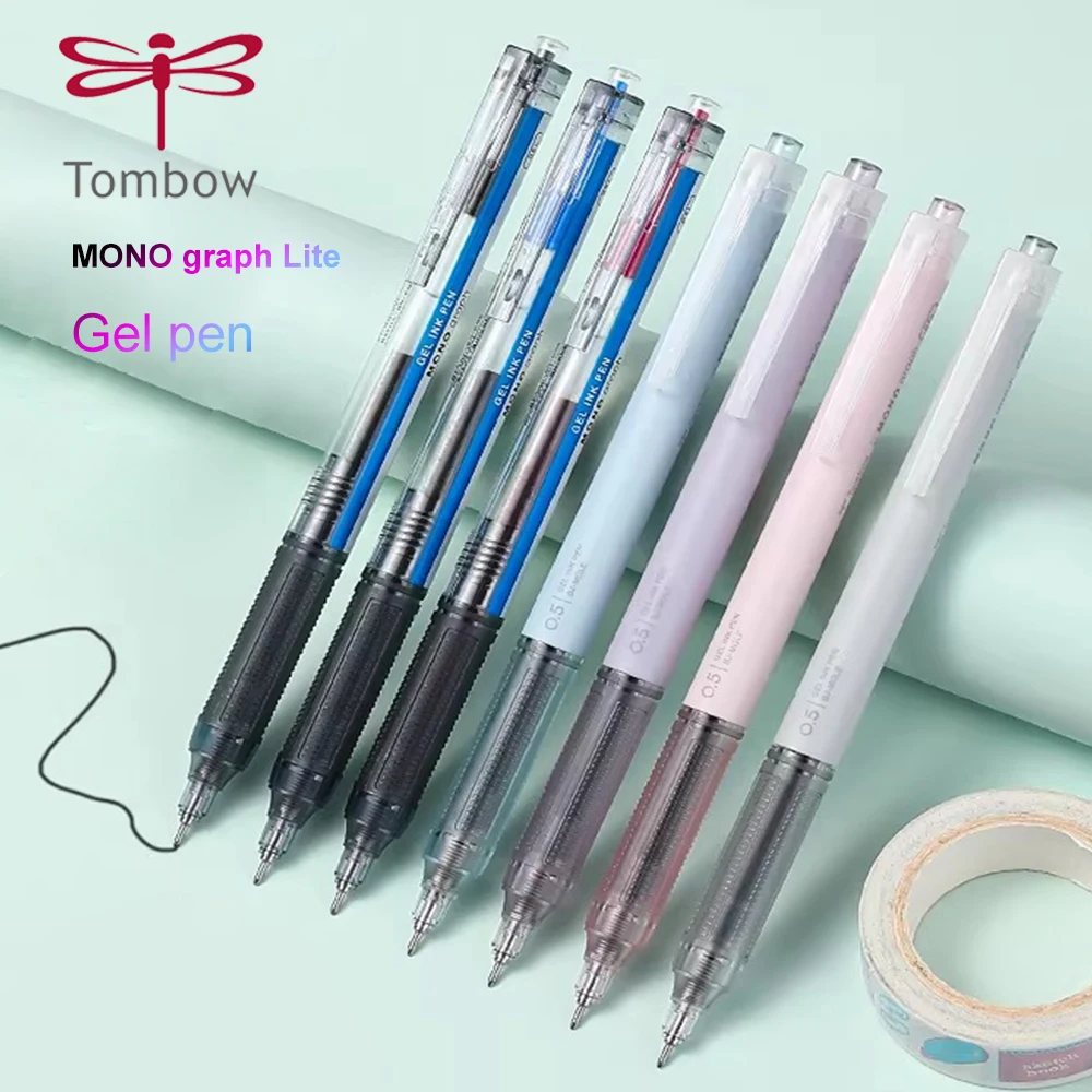 

1+3refill Japan Tombow Gel Pen Quick Dry Smooth Signature Office Writing 0.5mm Replaceable Core School Office Stationery