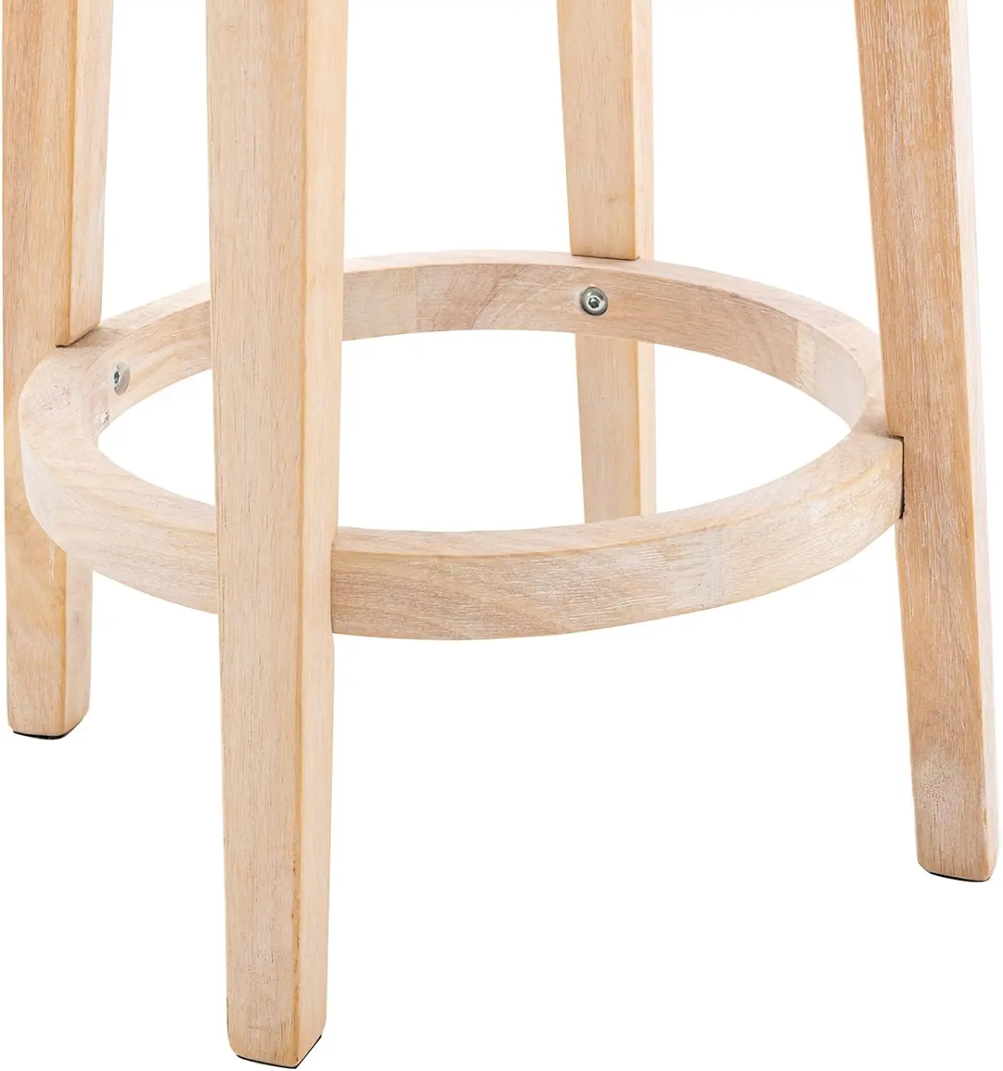 Comfort Corner Kitchen Stools Set, banquetas estofadas com botão adornado, tecido giratório Counter Bar, 26 polegadas, conjunto de 2