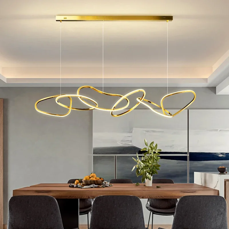 Imagem -05 - Modern Led Pendant Lamp para Home Decor Lustres para Sala de Jantar Cozinha Ilha Suspensão Luminária Interior Lustre