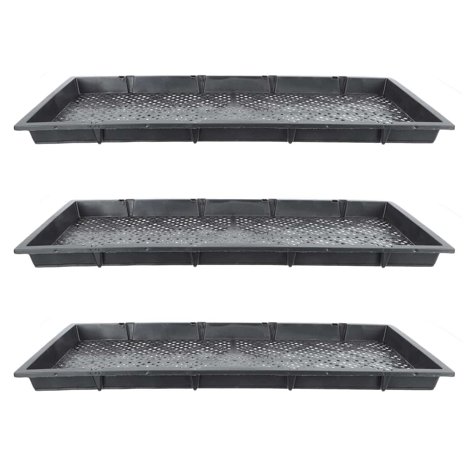 3 Pcs Seedling Planting Tray Germination Trays Potted Plants Nursery Growing Commercial