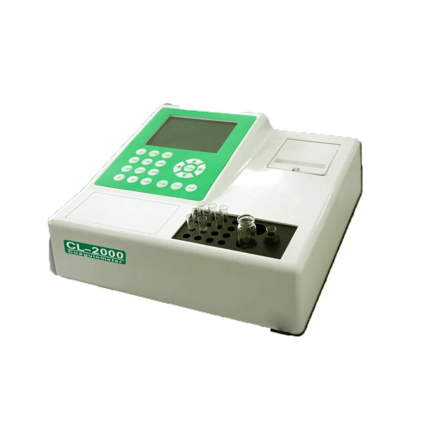 

Medical Coagulometer Analyzer single or double channel Clinical analytical instruments blood coagulation analyzer machine