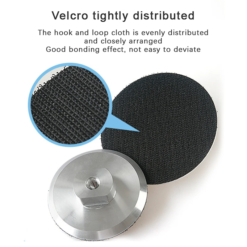 1PC 4inch Aluminum Alloy Backer Pad For Diamond Polishing Pad Aluminum Base Backing Holder M14 Ecoflow Festool Tool Access