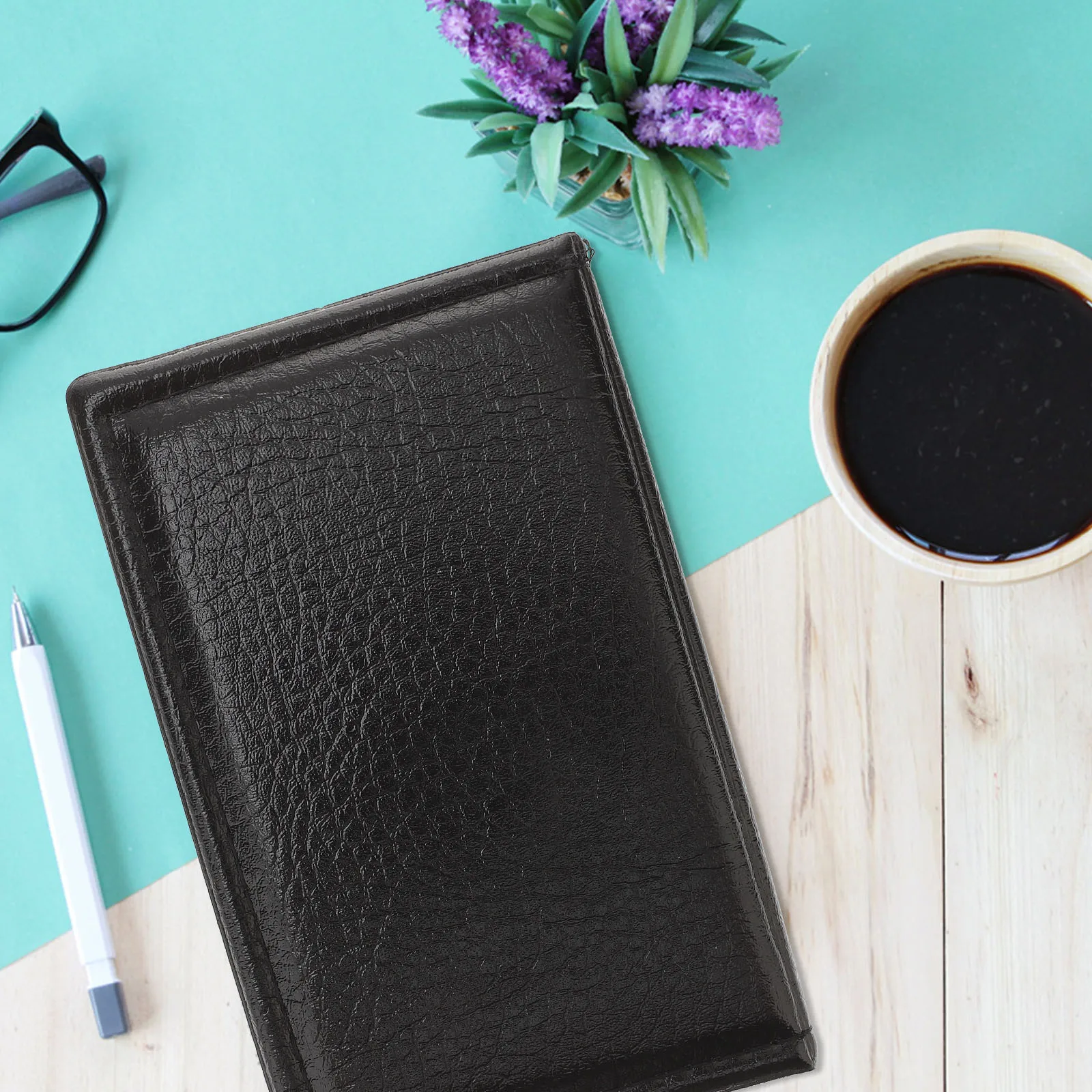 مجموعة مذكرة لاصقة من البولي يوريثان منظم سطح المكتب من ورق الحرف للمنزل والمكتب والمدرسة علامات صفحة مذكرة الوقت عمود لاصق #1