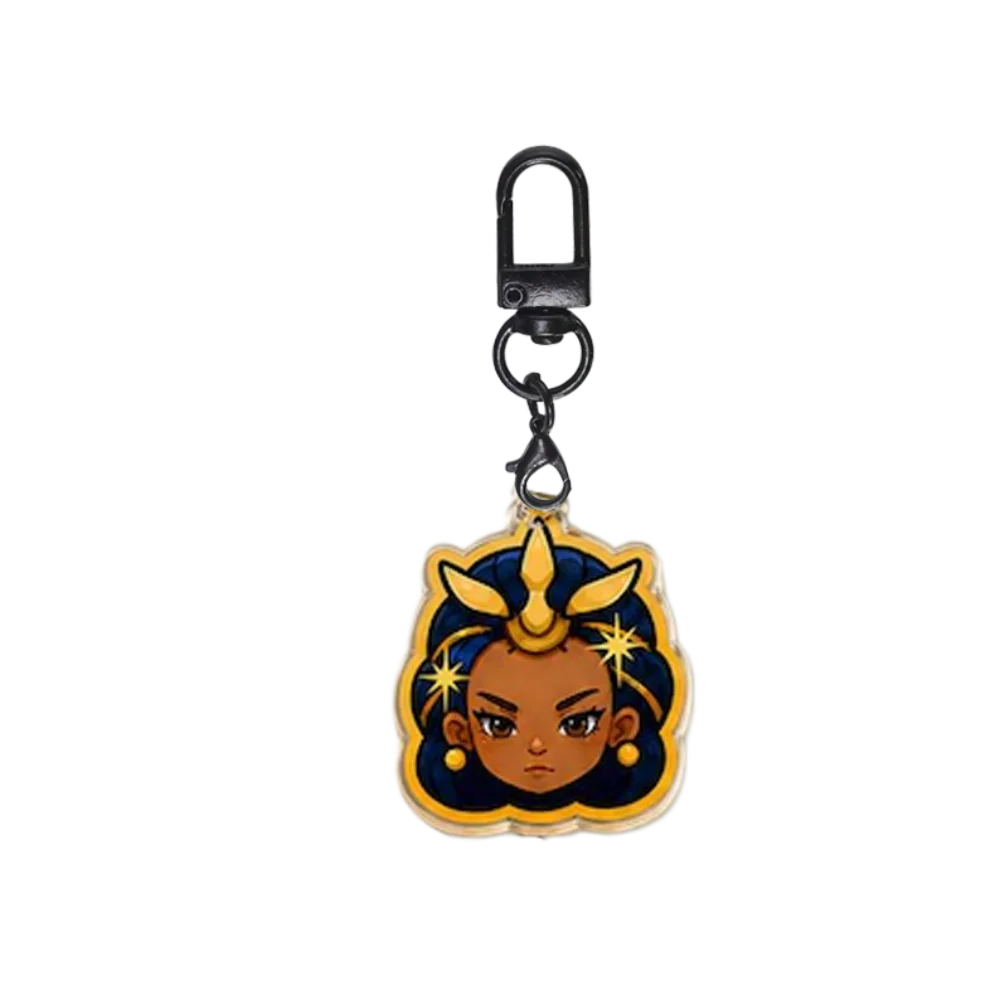 for Overwatch 2 Game Kiriko Ana Baptiste Brigitte Echo Mercy Symmetra Acrylic Keychain Backpack Decoration Pendant Festival Gift view 6