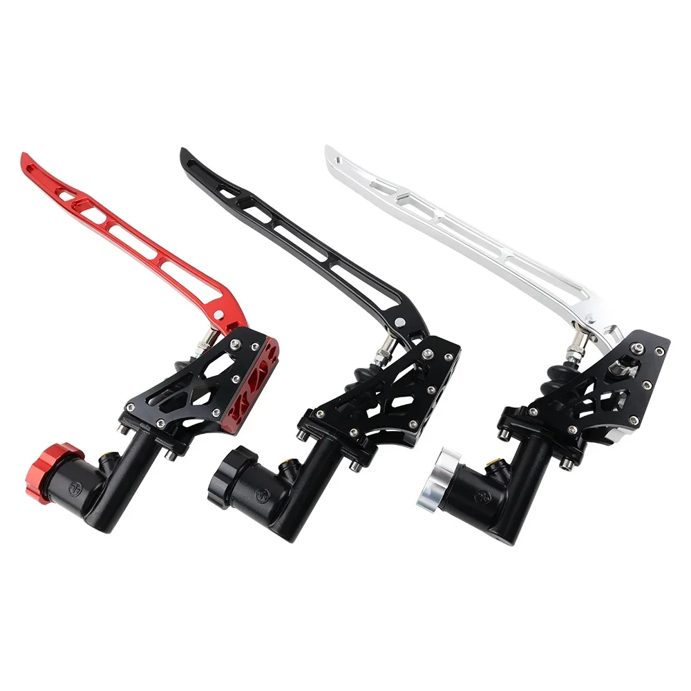 Red Silver Black Racing Car E-Brake Lever Car Hydraulic Hydro Handbrake Gear Locking Drift w/Oil Tank