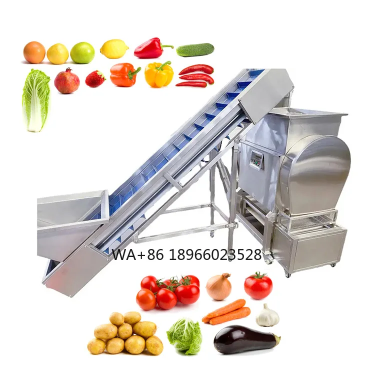 

KLS Vegetable Slicing Equipment Automatic Vegetable Cutter Slicer Machine Continuous Slicing Machine