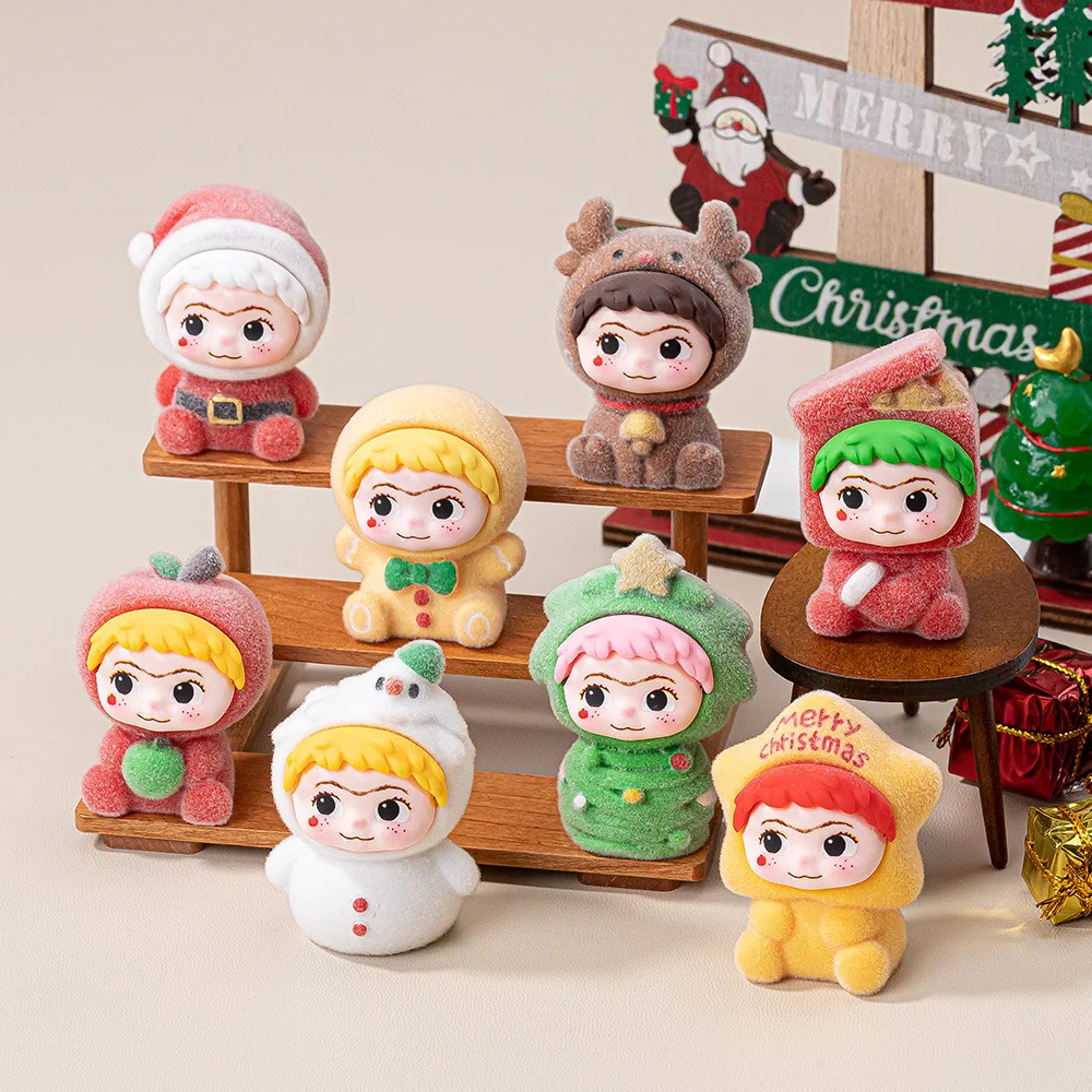 8 teile/satz Weihnachten Wakuku Action Figure Spielzeug Mini Figur Desktop Dekoration Modell Ornamente Spielzeug Jungen Mädchen Weihnachten Geschenke