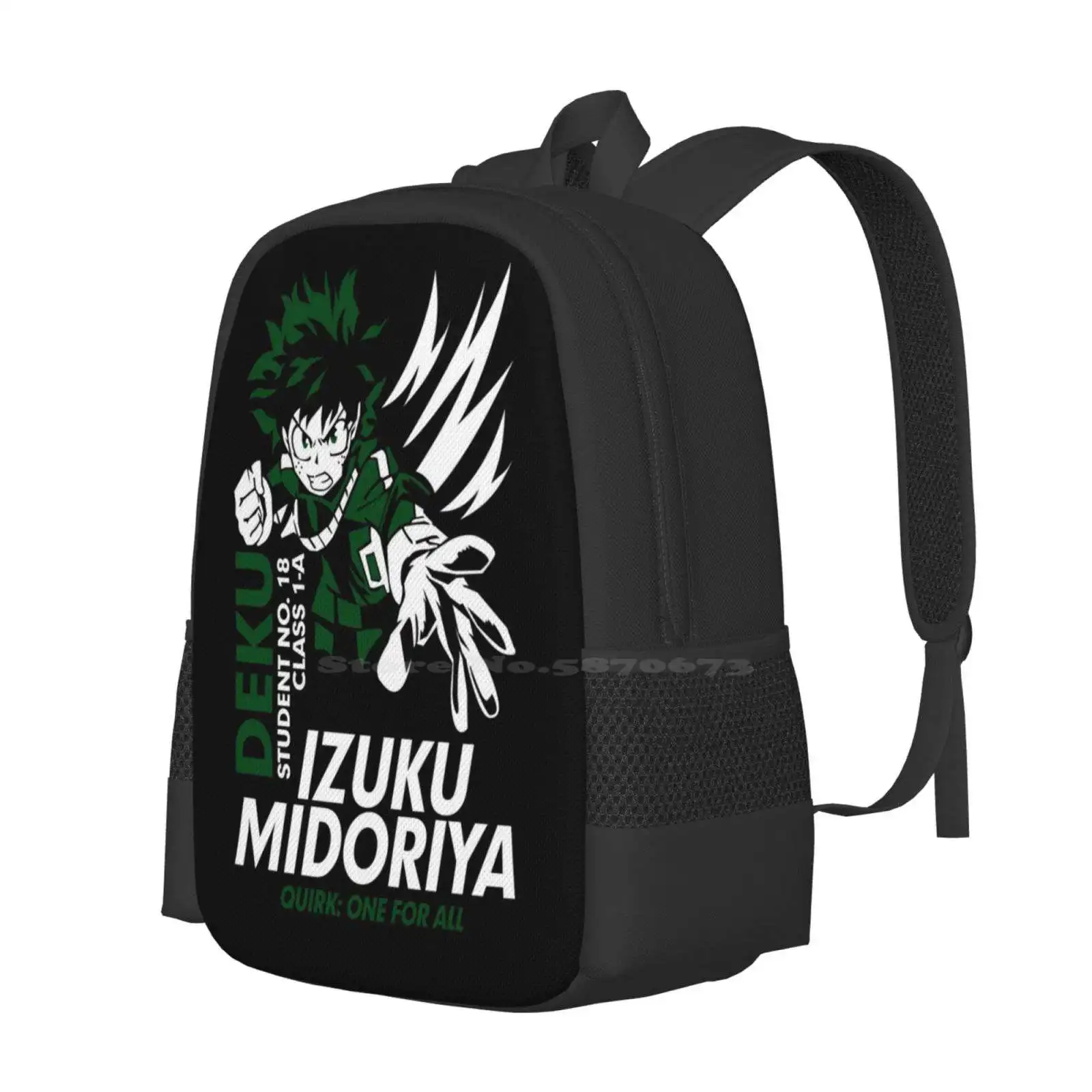 Boku No Hero academia-izuku Midoriya dek-my Hero Academy tas Pria Wanita terbaru tas punggung pelajar Izuku Midoriya Deku