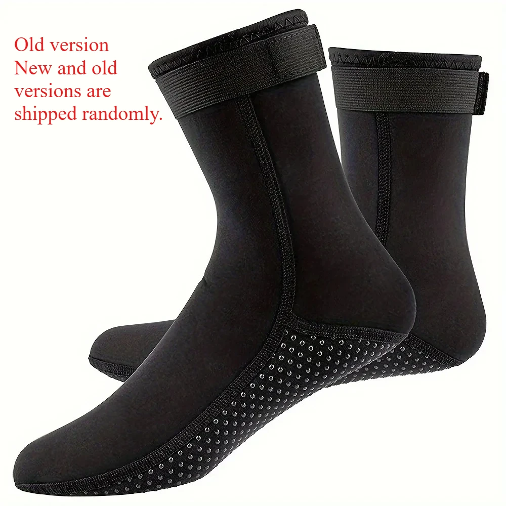 Neopren-Tauchsocken, 3 mm, Neoprenanzug, für Herren und Damen, Surfschuhe, thermisch, schnell trocknend, rutschfeste Badestiefel, Aquaschuhe, warme Strandsocke – Detail 7