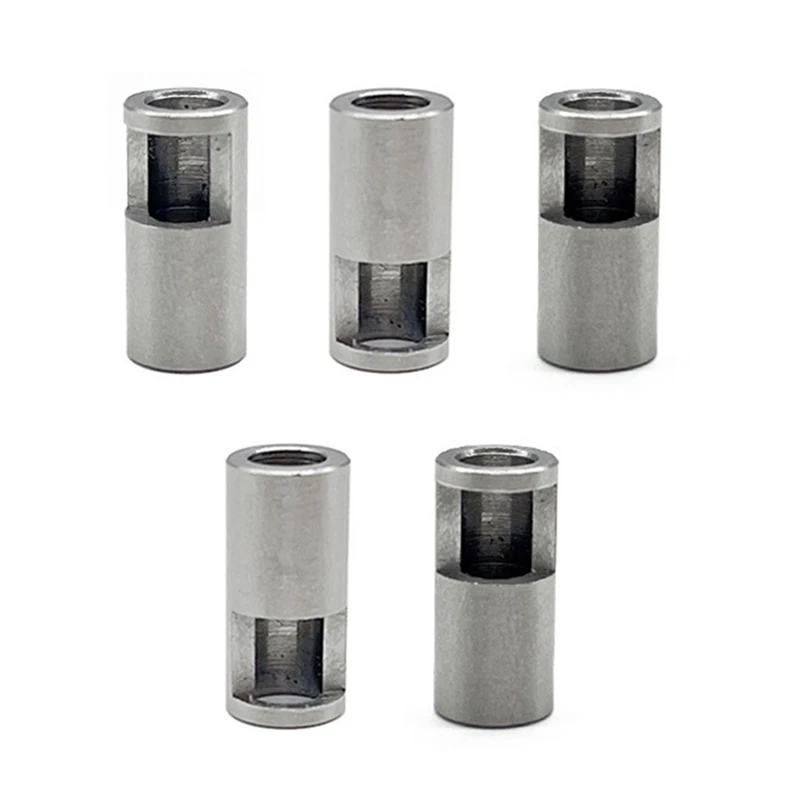 5Pcs Adapter 5Mm To 8Mm Motor Conversion Stainless Steel Gear Adapter For Traxxas Sledge 1/8 RC Car Upgrade Replacement