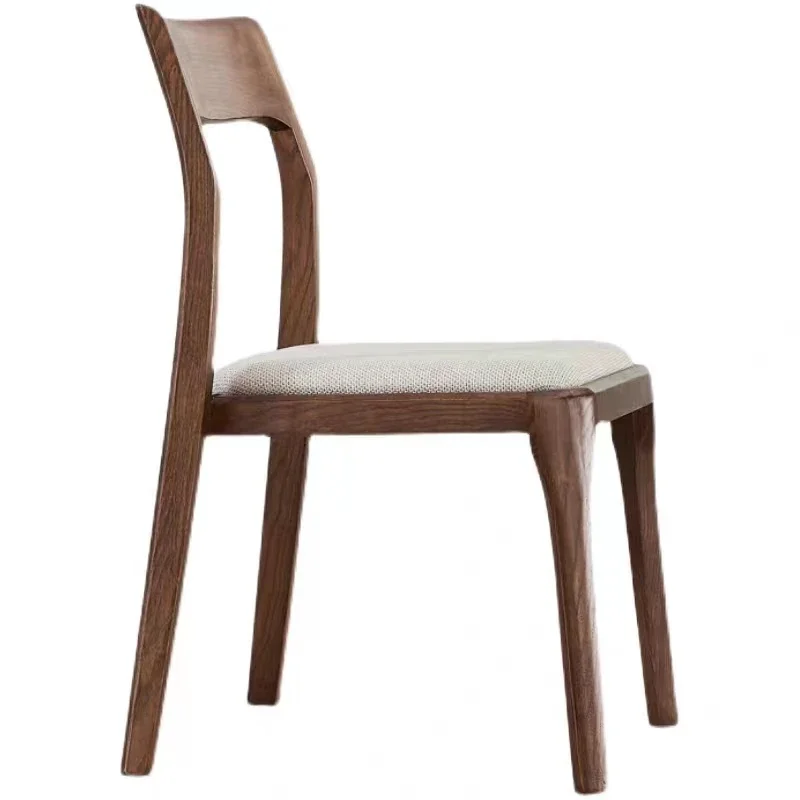 Wooden Nordic Dining Chairs Feature Design Balcony Kitchen Dining Chairs Outdoor Luxury Sillas Comedor Home Furniture