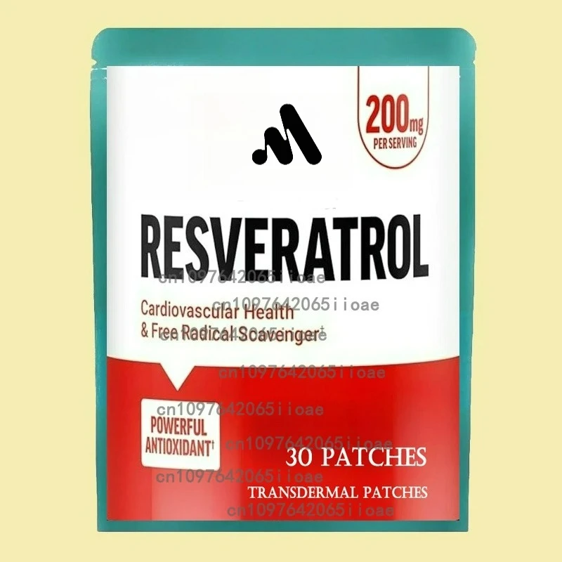 

30 пластырей Пластыри Resveratrol — Транпьютерные пластыри поддерживают здоровье сердца, антиоксиданты