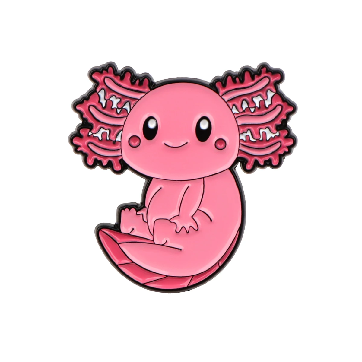 Pumpkin Axolotl Enamel Pin Badges Brooches for Women Lapel Pins for Backpacks Fashion Jewelry Accessories Christmas Gifts