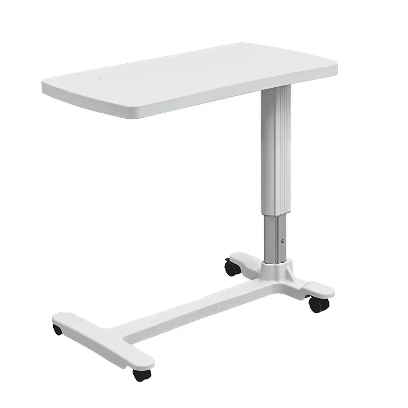 طاولة السرير الطبية فوق السرير للمستشفى مع عجلات قابلة للتعديل #5