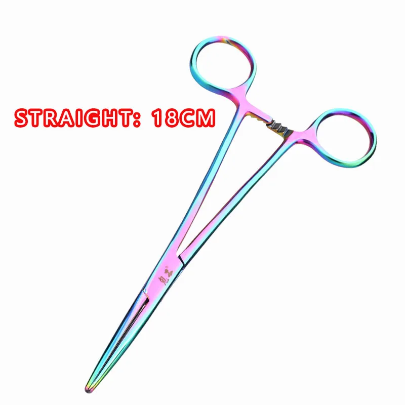 Fishing Pliers Stainless Steel Pliers Hook Removal Hemostatic Forceps Extended Fishing Hook Removal Pliers Tweezers