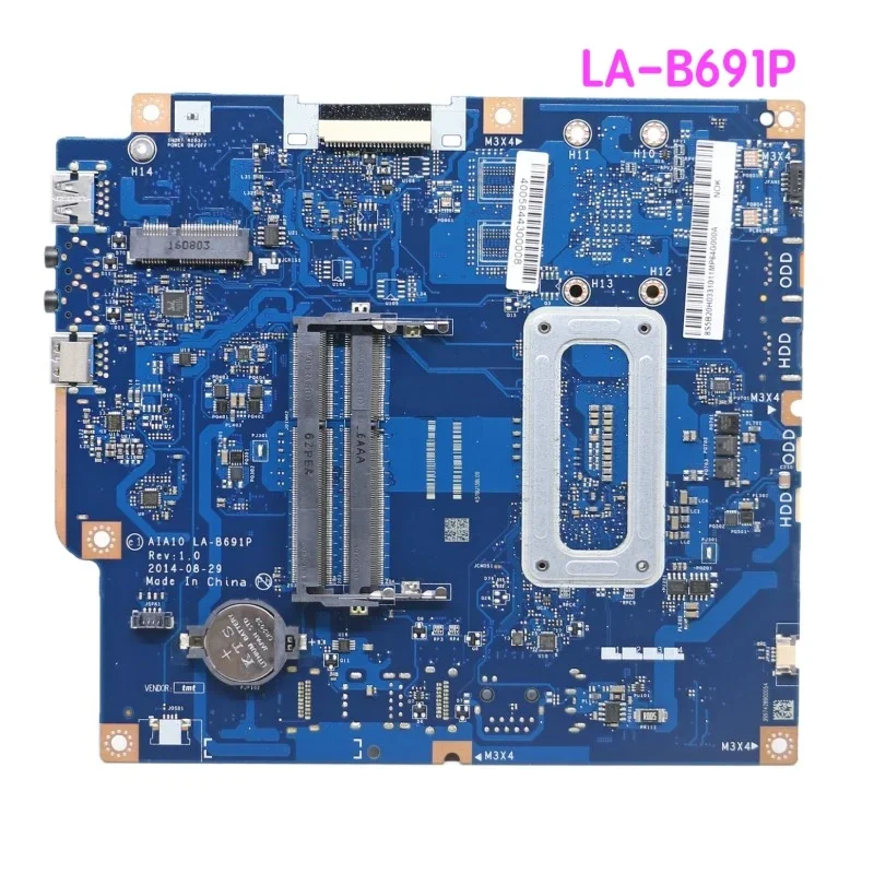 Suitable For Lenovo C20-30 C2030 All-in-one Motherboard 3805U AIA10 LA-B691P Mainboard 100% Tested OK Fully Work