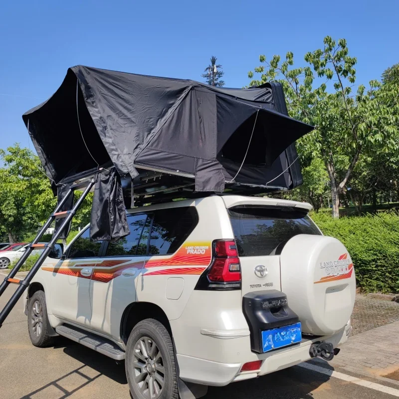 New Design Roof Top Tent Large Space Hard Shell Rooftop Tent SUV 4X4 Aluminum Shell Roof Tent